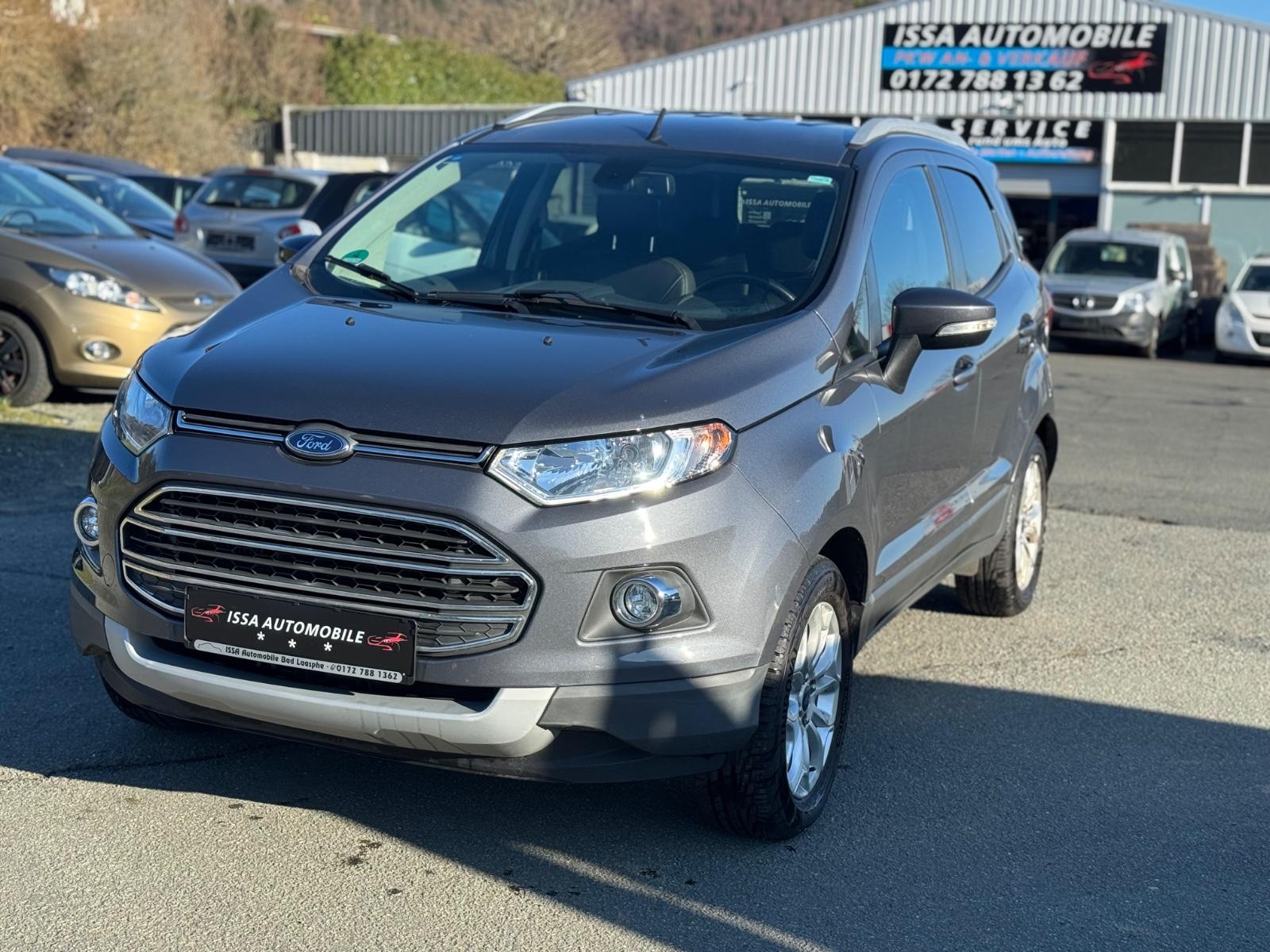 Ford EcoSport Titanium/Teilleder/Klimaaut/Euro6/TÜV/