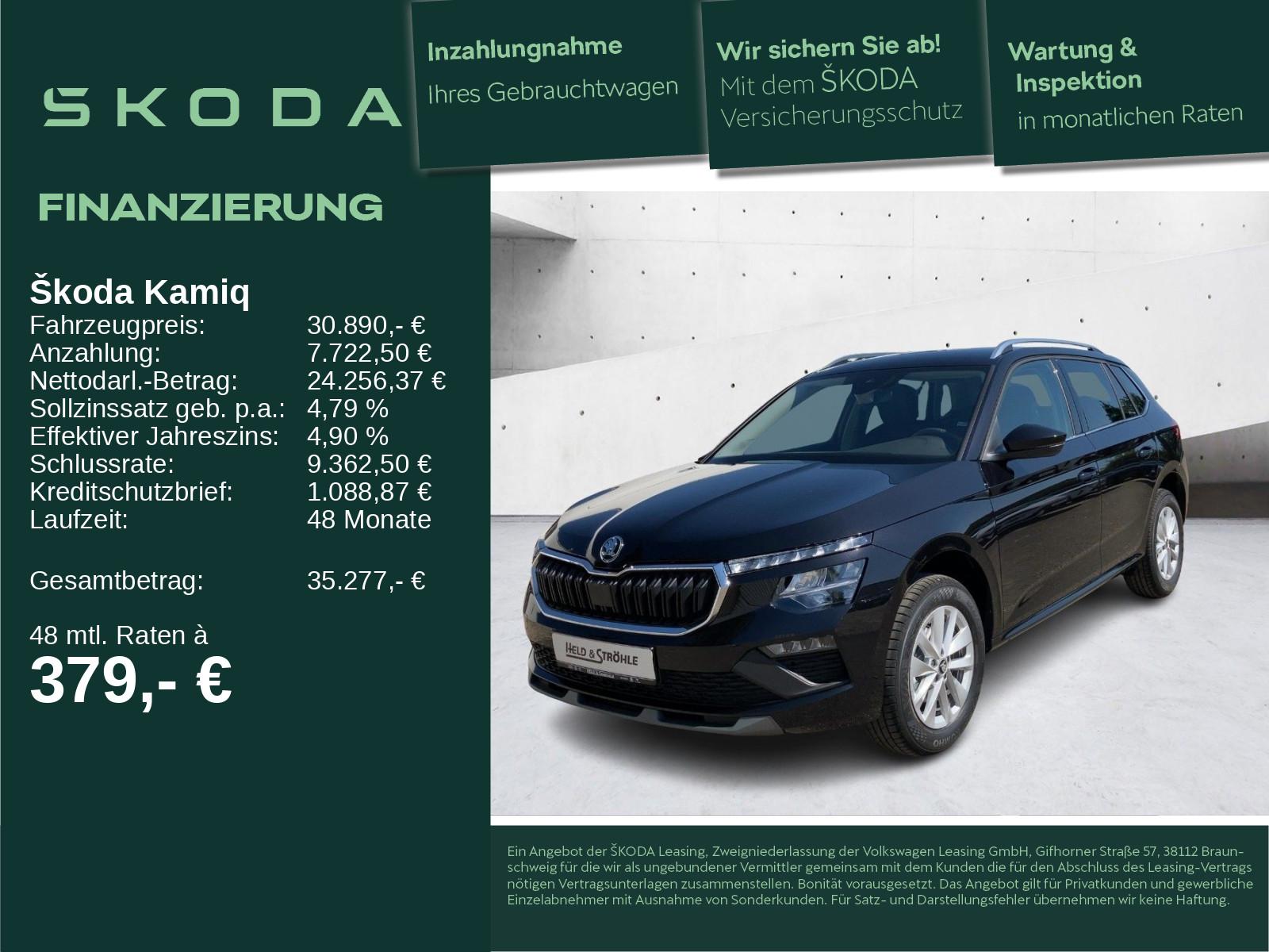 Skoda Kamiq Selection 1.5 TSI DSG ACC AHK LED NAVI SHZ