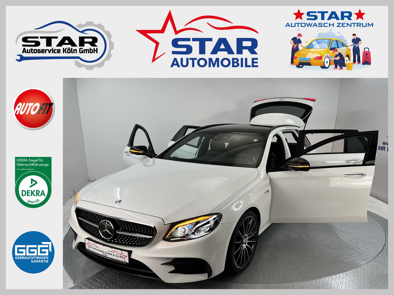 MERCEDES-BENZ E 43 AMG T 4Matic AMG Comand AHK Burmester Beam