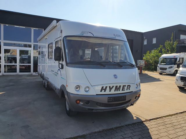 HYMER / ERIBA / HYMERCAR B 694/Festbett/2X Klima/Hubbett/Fahrradträger