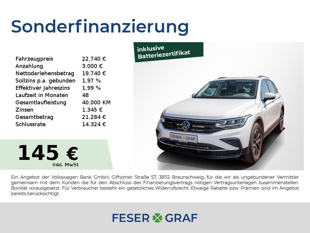 Volkswagen Tiguan 1.4 eHybrid Life Kamera/SitzHz/AppConn
