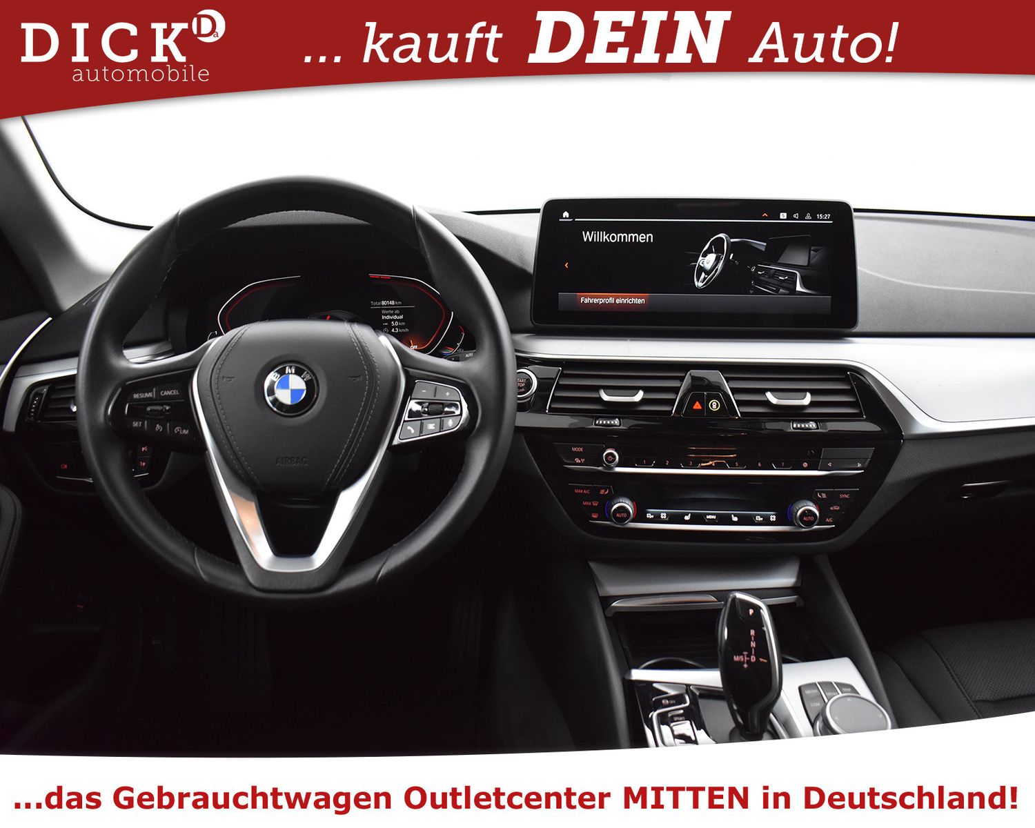 BMW 520i T Aut. VIRTU+KAMERA+LEDER+SHZ+NAVI+LED+M18" - Image 10
