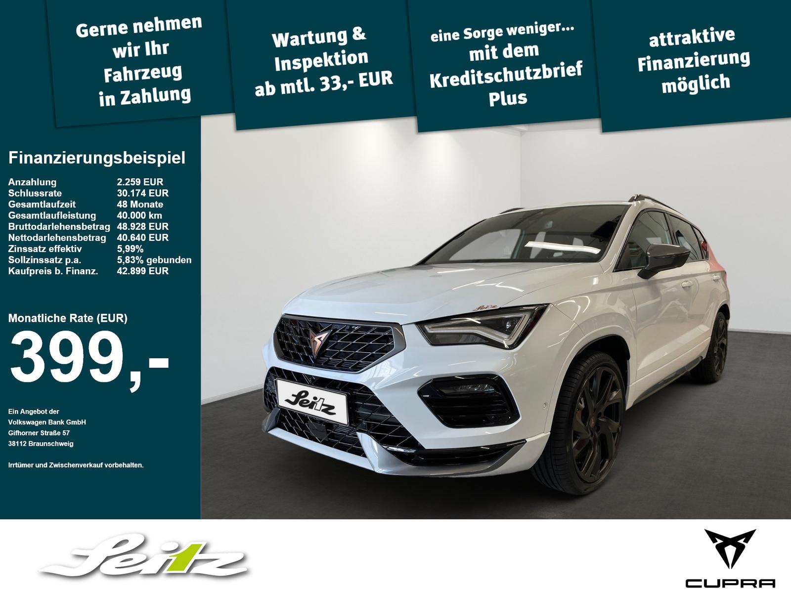 Cupra Ateca 2.0 TSI 4Drive VZ *PANO*AHK*NAVI*KAMERA*