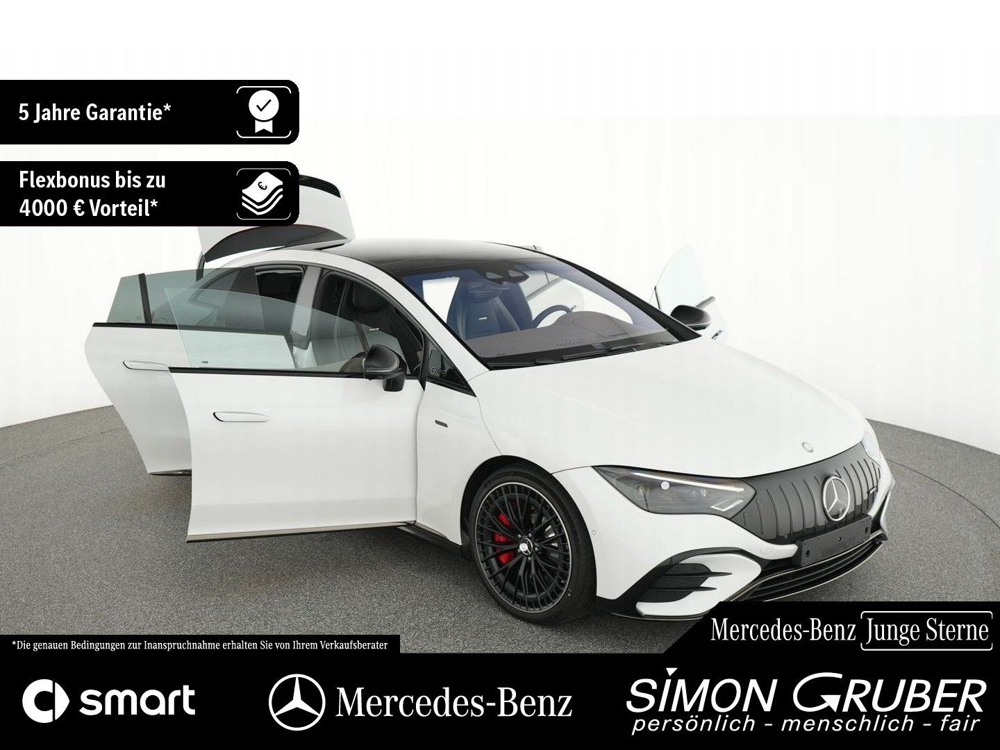 Fahrzeugabbildung Mercedes-Benz EQE 43 4M AMG NightII Carbon Airmatic HUD Hyper