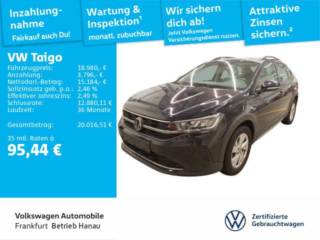 Volkswagen Taigo 1.0 TSI Life Navi Spurhalteassistent LED H