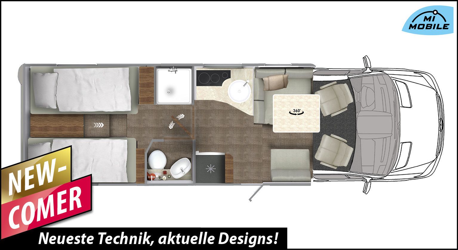 Fahrzeugabbildung Eura Mobil Contura 766 EB Mercedes *SCHAUSONNTAG 11-16 Uhr*