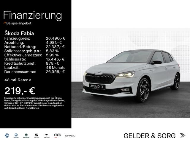 Skoda Fabia Monte Carlo 1.5 TSI RFK*LED*Navi*Virtual