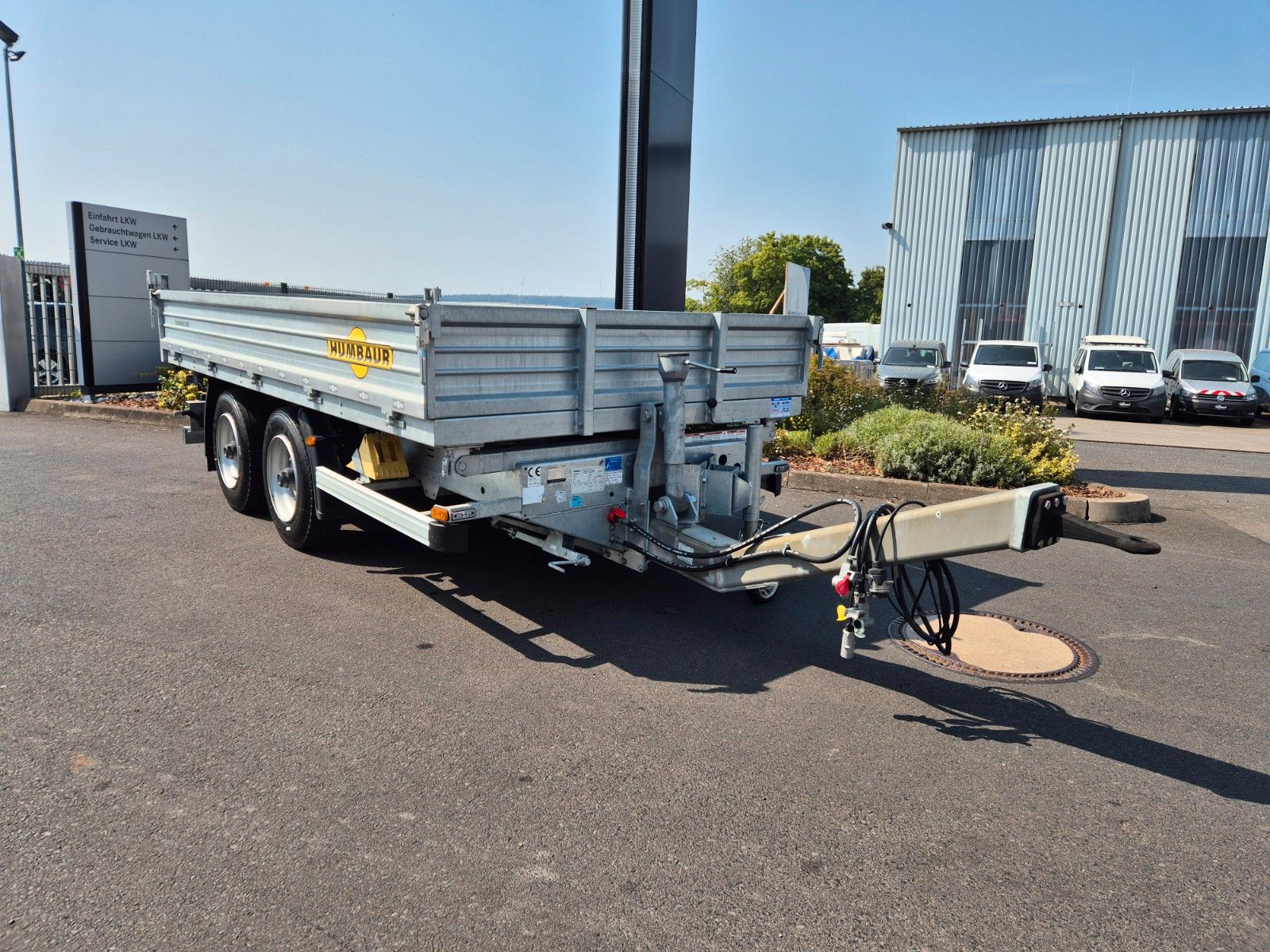 Fahrzeugabbildung Humbaur HTK 754020 Dreiseitenkipper vollverzinkt