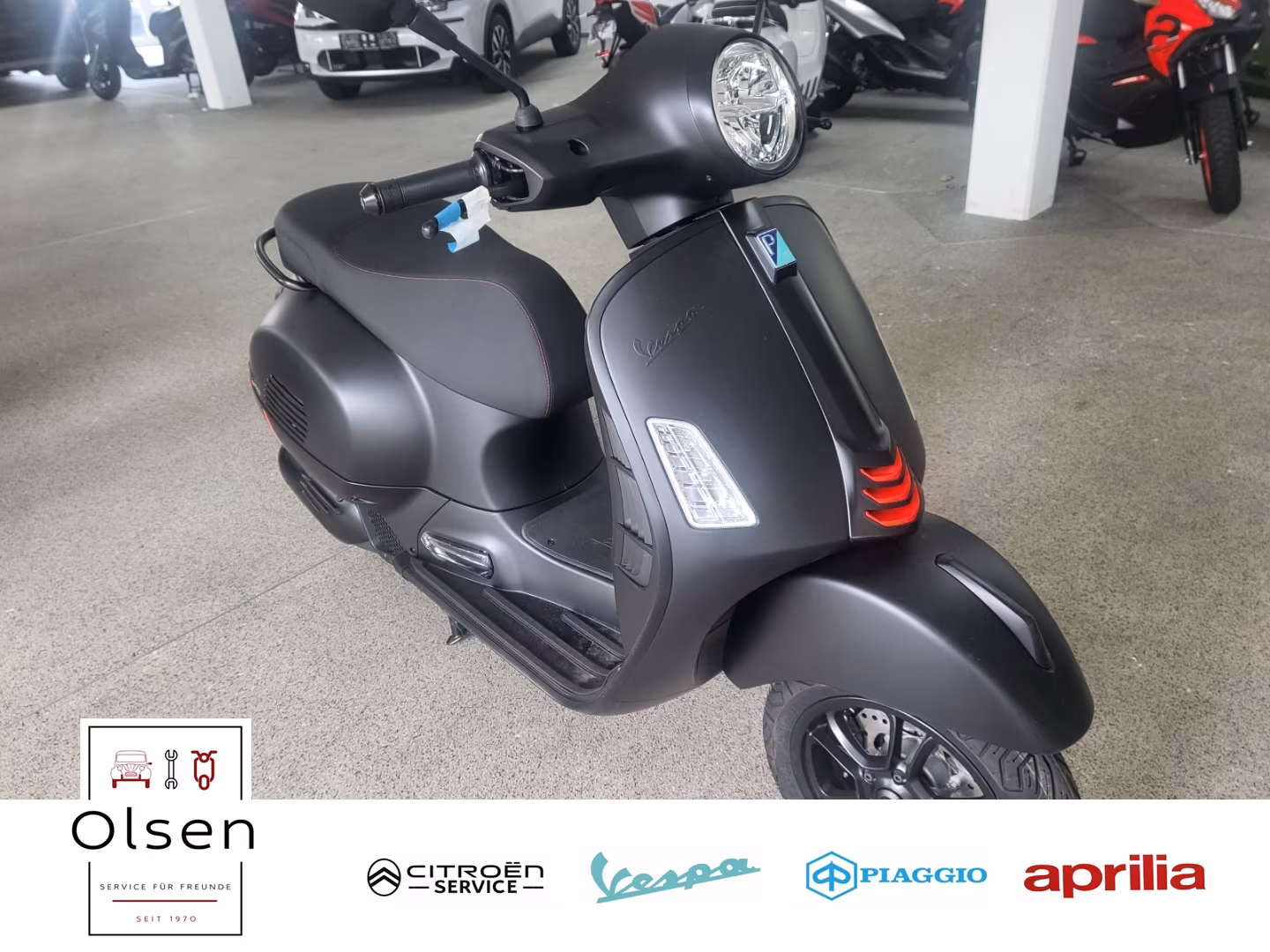 Vespa GTS 125 FL Supersport E5+ Nero