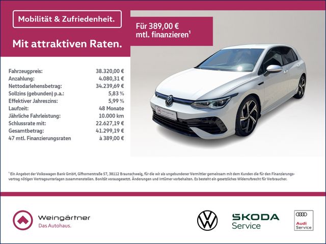 Golf VIII R 4Motion, Matrix, Rear View, Navi, DS