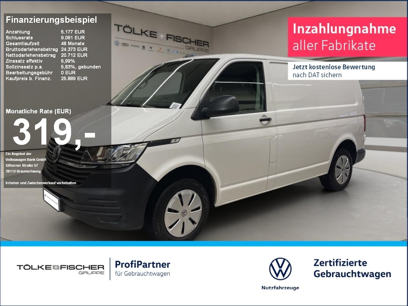 Volkswagen T6.1 Transporter 2.0 TDI Kasten FWD KlimaA. PDC