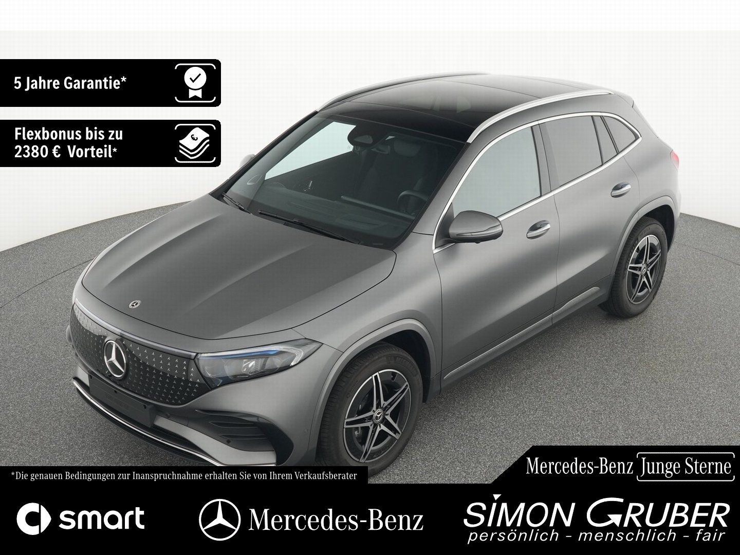 Fahrzeugabbildung Mercedes-Benz EQA 250+ AMG Pano HUD Burm LED Ambi 360 AHK