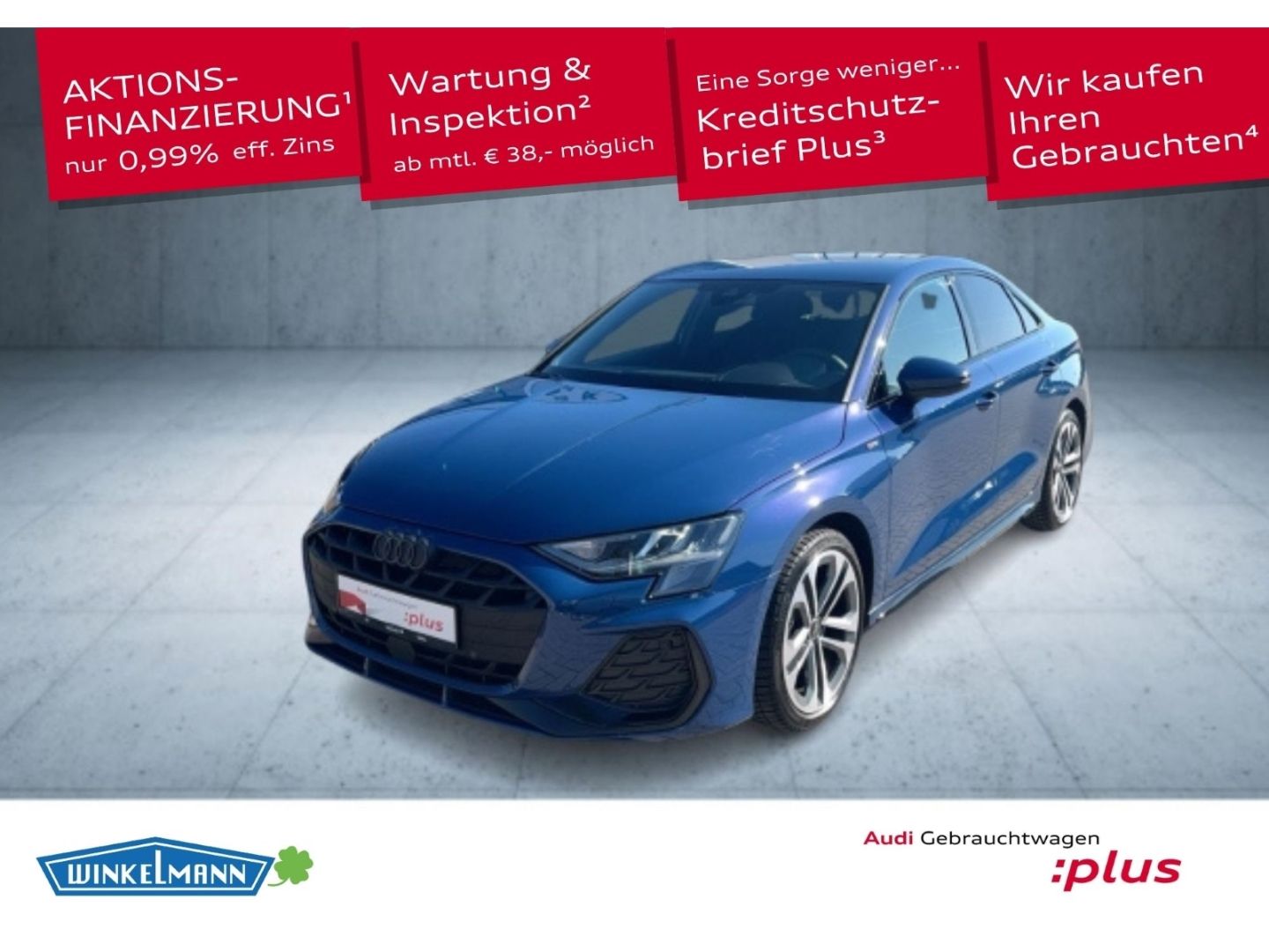 Audi A3 Limousine S line 30 TFSI ACC AHK KAMERA NAVI