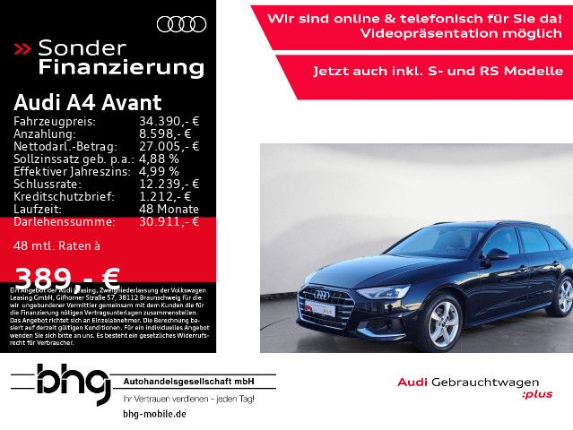 Audi A4 Avant 35 TFSI S tronic S line advanced Navi c