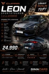 Cupra Leon 1.4 e-HYBRID 180kW VZ DSG Sportstourer VZ
