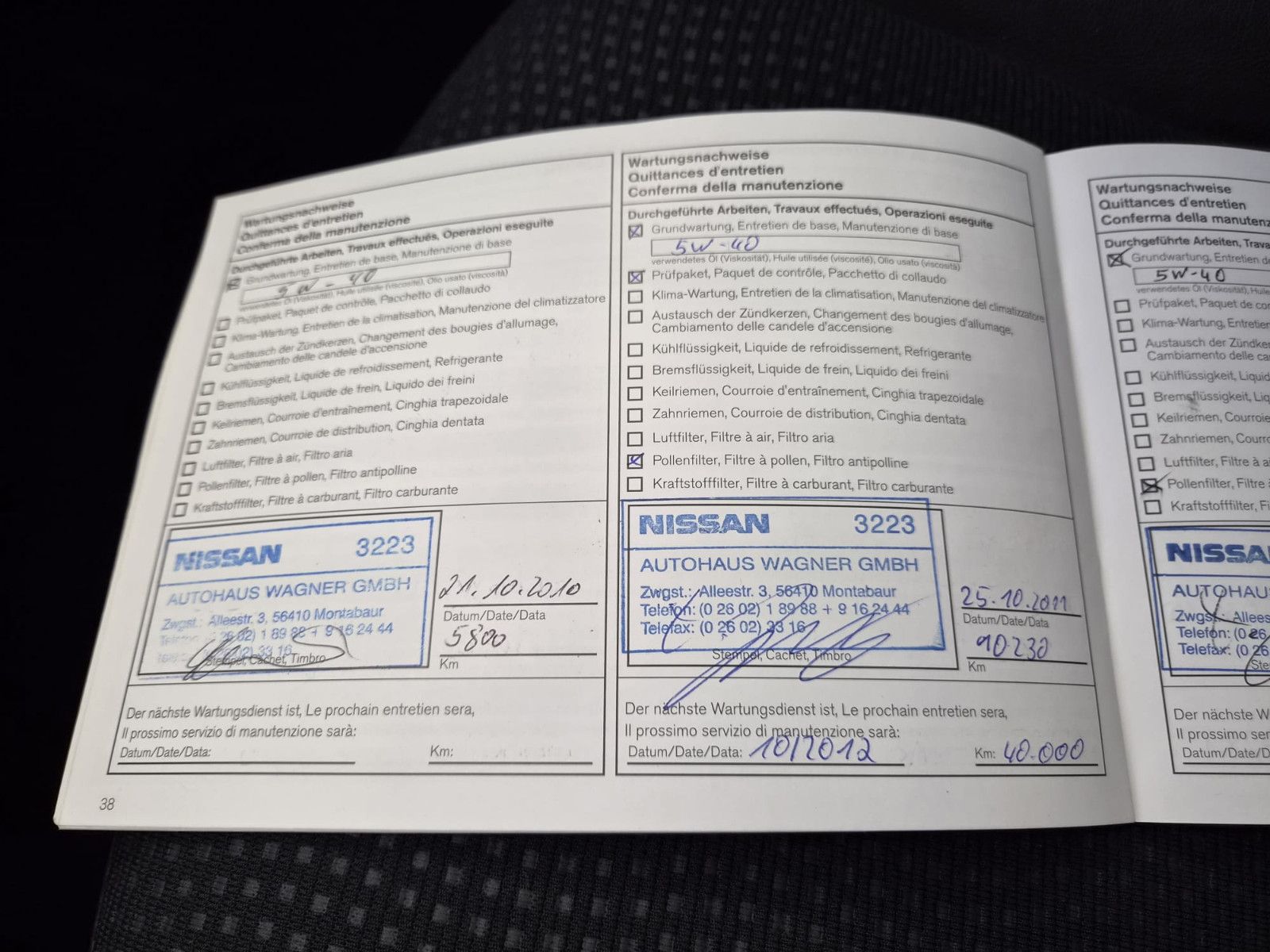 Fahrzeugabbildung Nissan Note Tekna / KLIMA / NUR 63 TKM