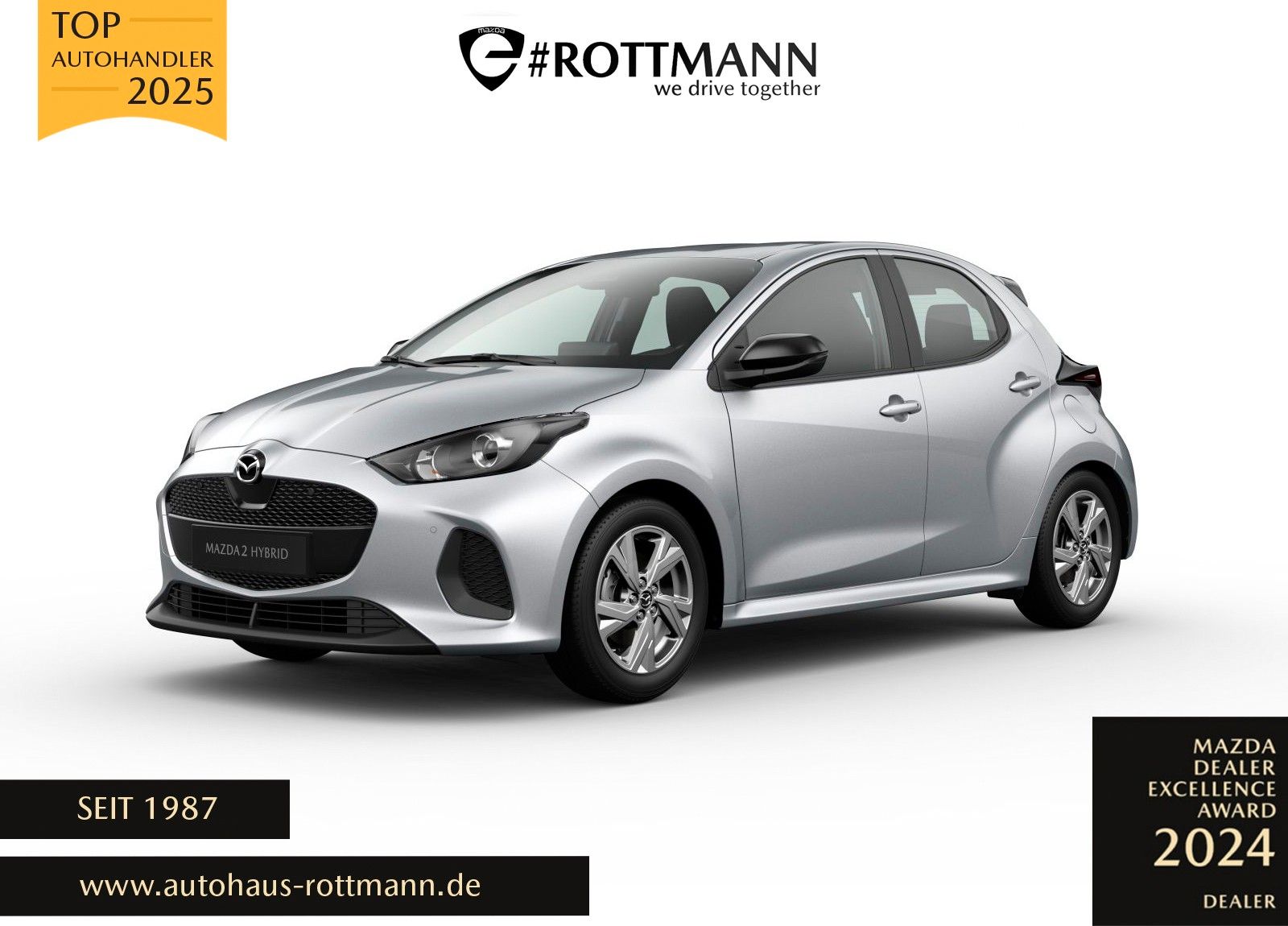 Mazda 2 Hybrid 1.5L VVT-i 116PS Aut. EXCLUSIVE-Line