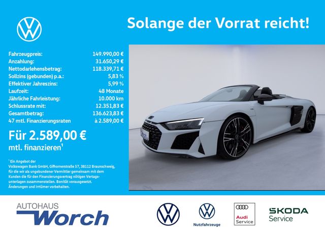 R8 Spyder V10 performance quattro