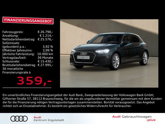 Audi A1 Sportback 30 TFSI LED virtual Keyless advance