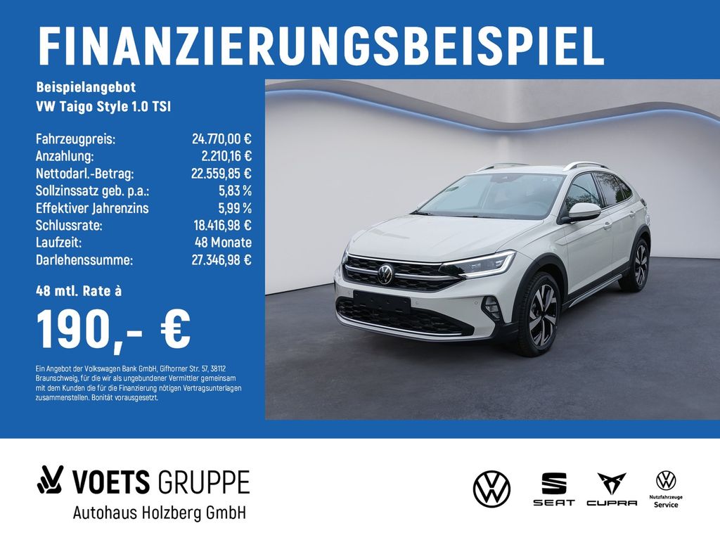 Taigo Style 1.0 TSI TRAVEL & COMFORT PAKET