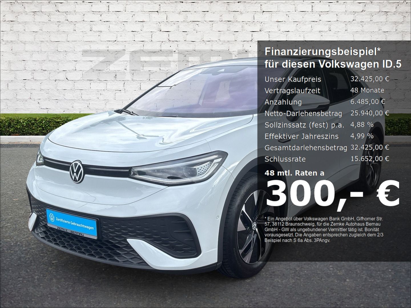 Volkswagen ID.5 Pro Performance AHK-klappbar Panorama Navi foto 1