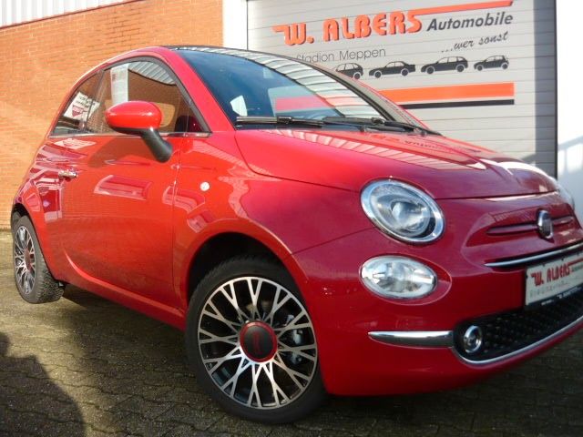 Fiat 500C  °RED°TOP-SONDERMODELL°GSE-mHYBRID°VIRTUAL°