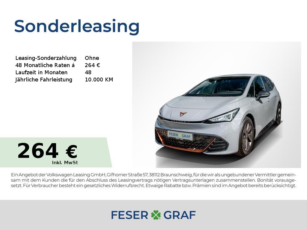 Cupra Born 150 kW 58kWh VOLL-LED/2xPDC/LIMITER/18-ZOLL