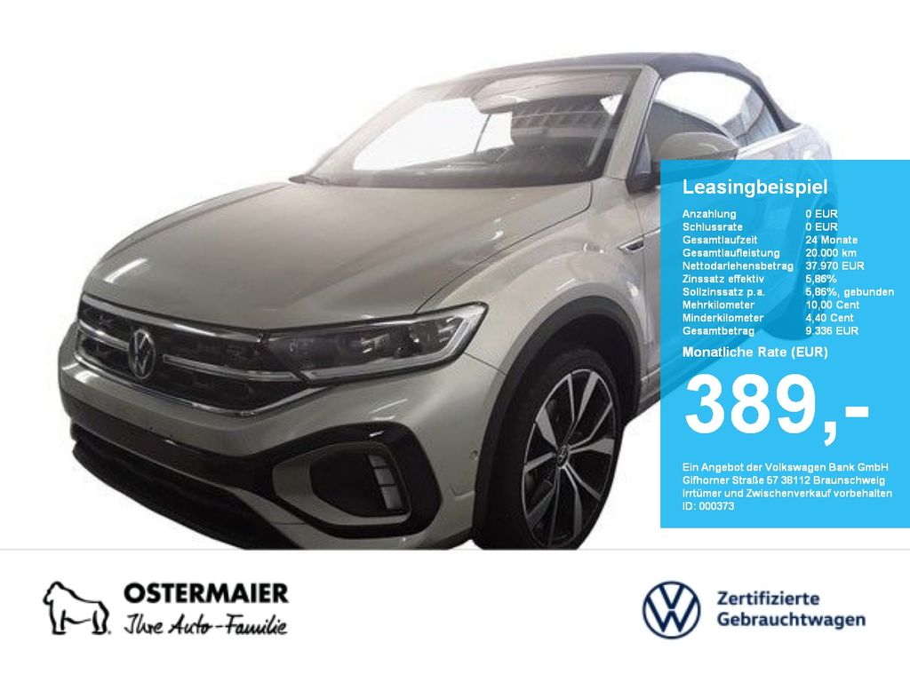 T-Roc Cabriolet R-LINE 1.5TSI 150PS DSG ACC.5J-G