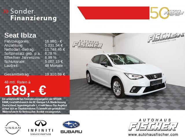 Seat Ibiza 1.0 Xcellence Kamera LED i-Tempomat CarPla