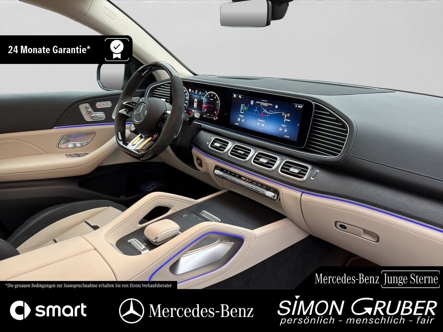 Fahrzeugabbildung Mercedes-Benz GLE 63 S 4M Coupé AMG HUD Sitzklima Massage 22``