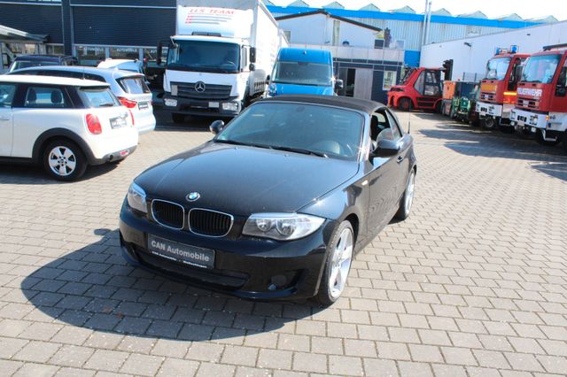 BMW 118 Baureihe 1 Cabrio 118d Leder Schw. Sp Sitze