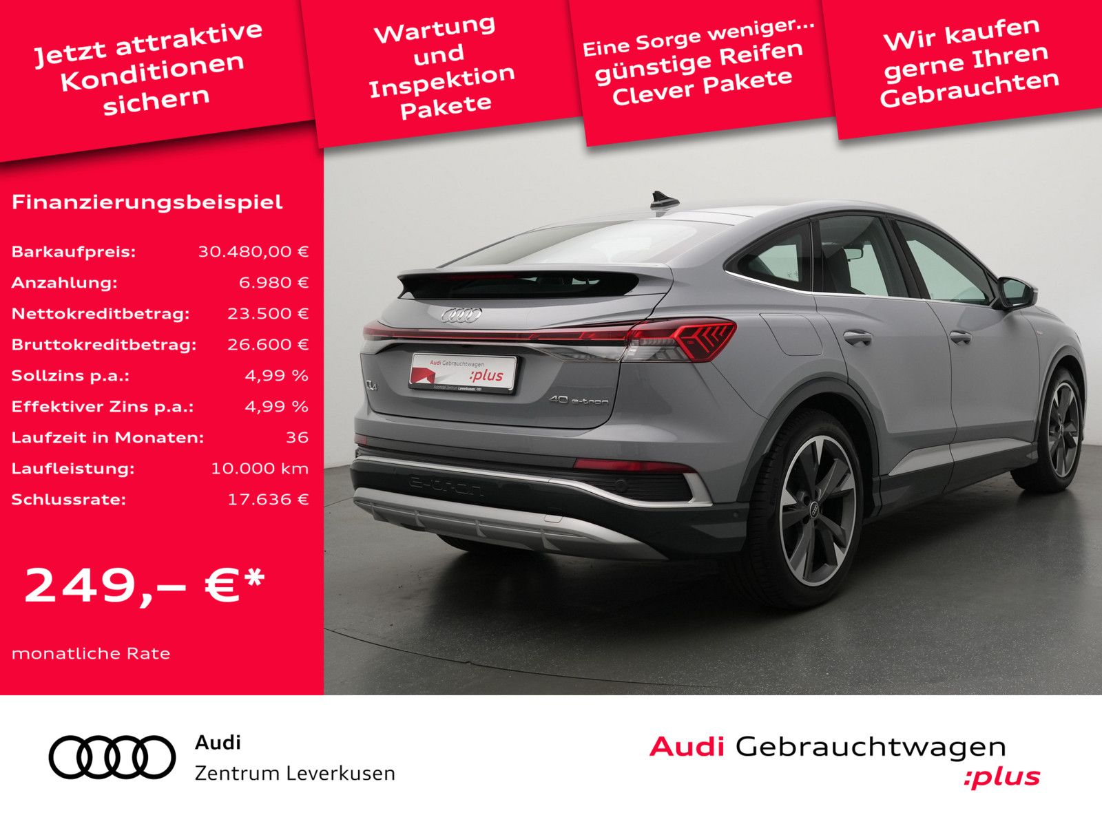 Audi Q4 Sportback VIRT ACC NAVI KAM PDC LED imagem 2