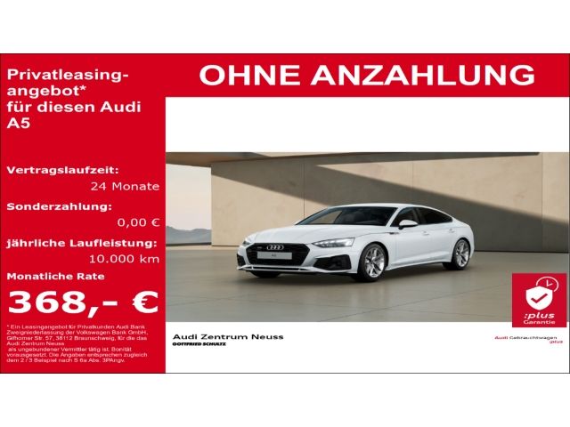 Audi A5 Sportback 40 TFSI quattro S line Anschlussgar