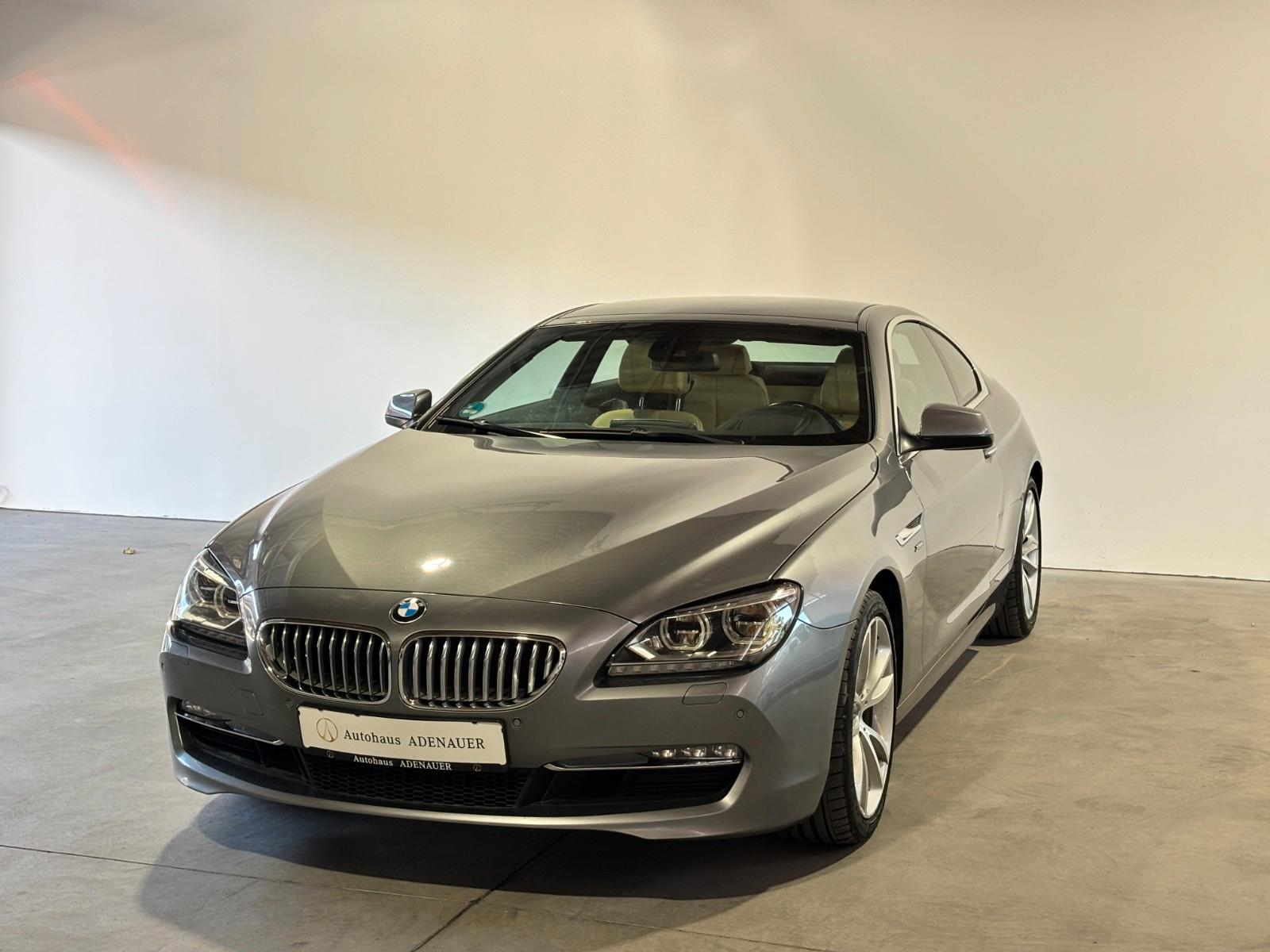 BMW 650i F13 xDrive Coupé V8 408 ch • BMW Individual • Cuir beige • Head-up • Toit pano • 19"