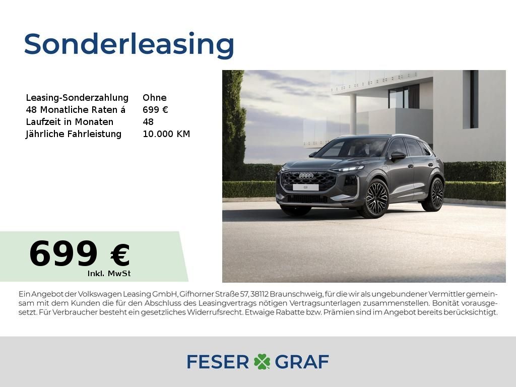 Audi Q3 e-hybrid 2x S line/Matrix/tech+/360°/SONOS