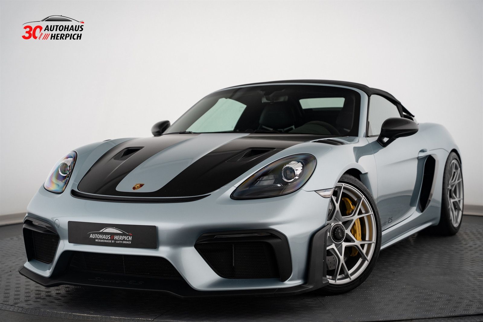 PORSCHE Boxster Spyder RS Weissach PCCB PTS Azzurothetys