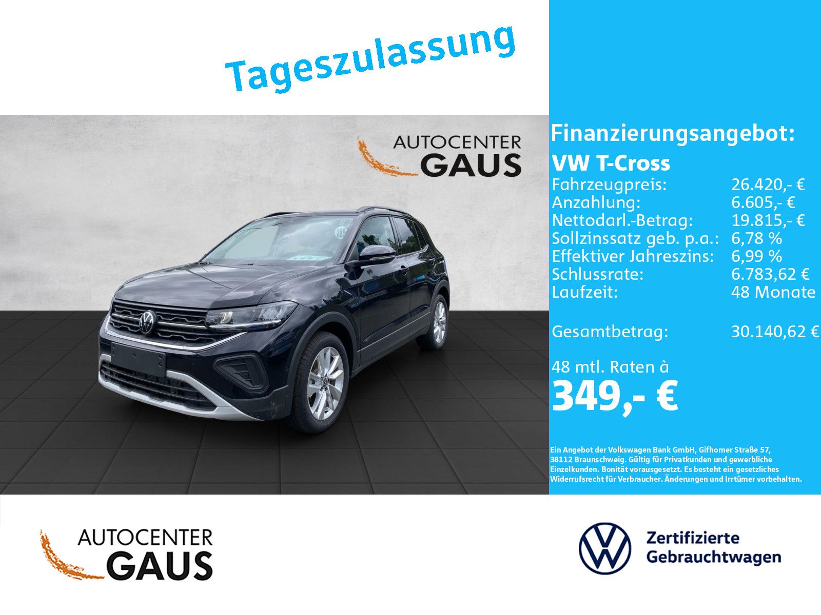 Volkswagen T-Cross Life 1.0 TSI DSG LED ACC Kamera CarPlay foto 2