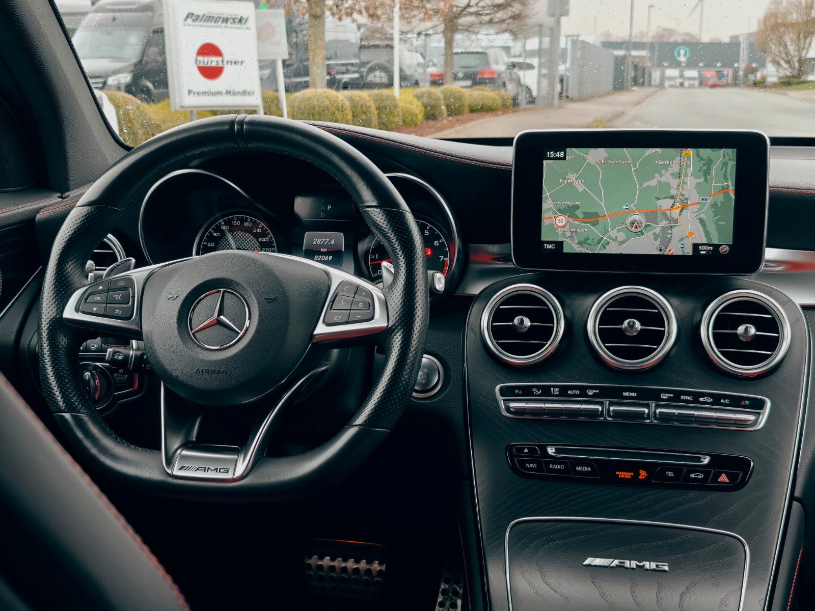 Fahrzeugabbildung Mercedes-Benz GLC 63 AMG 4Matic+, Burmester, Schalensitze, 360