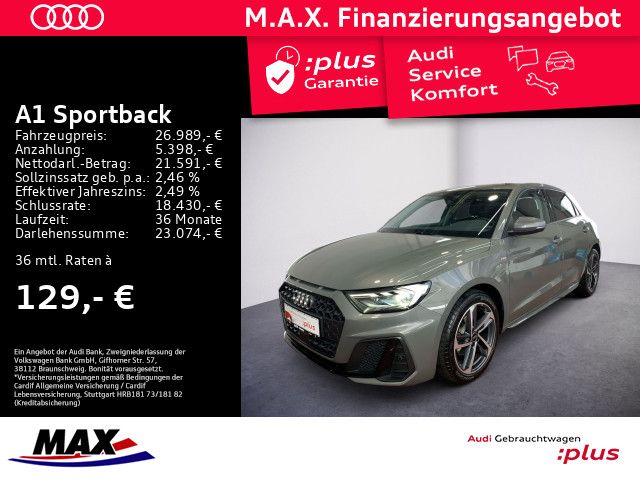 A1 Sportback 30 TFSI S-LINE  +LED+NAVI+VC+SONOS+