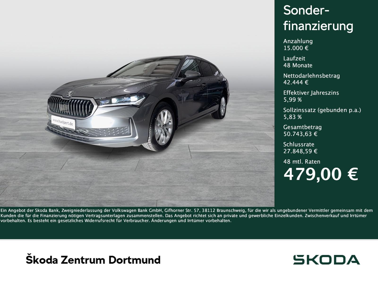 Skoda Superb Combi 2.0TDI DSG 4×4 Selection AHK HuD PA