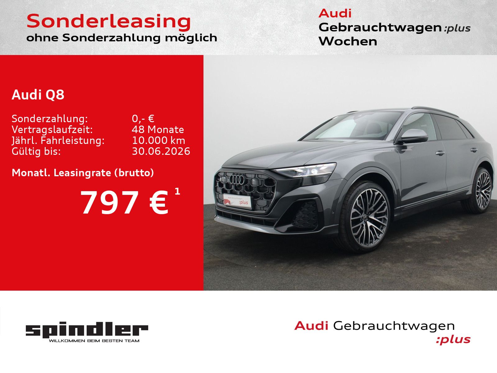 Audi Q8 S-Line 50TDI quattro / Pano, Matrix, AHK, B&O