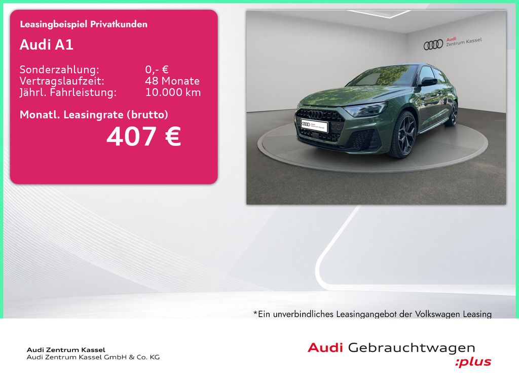 A1 SB 30 TFSI S line LED Carplay Leder