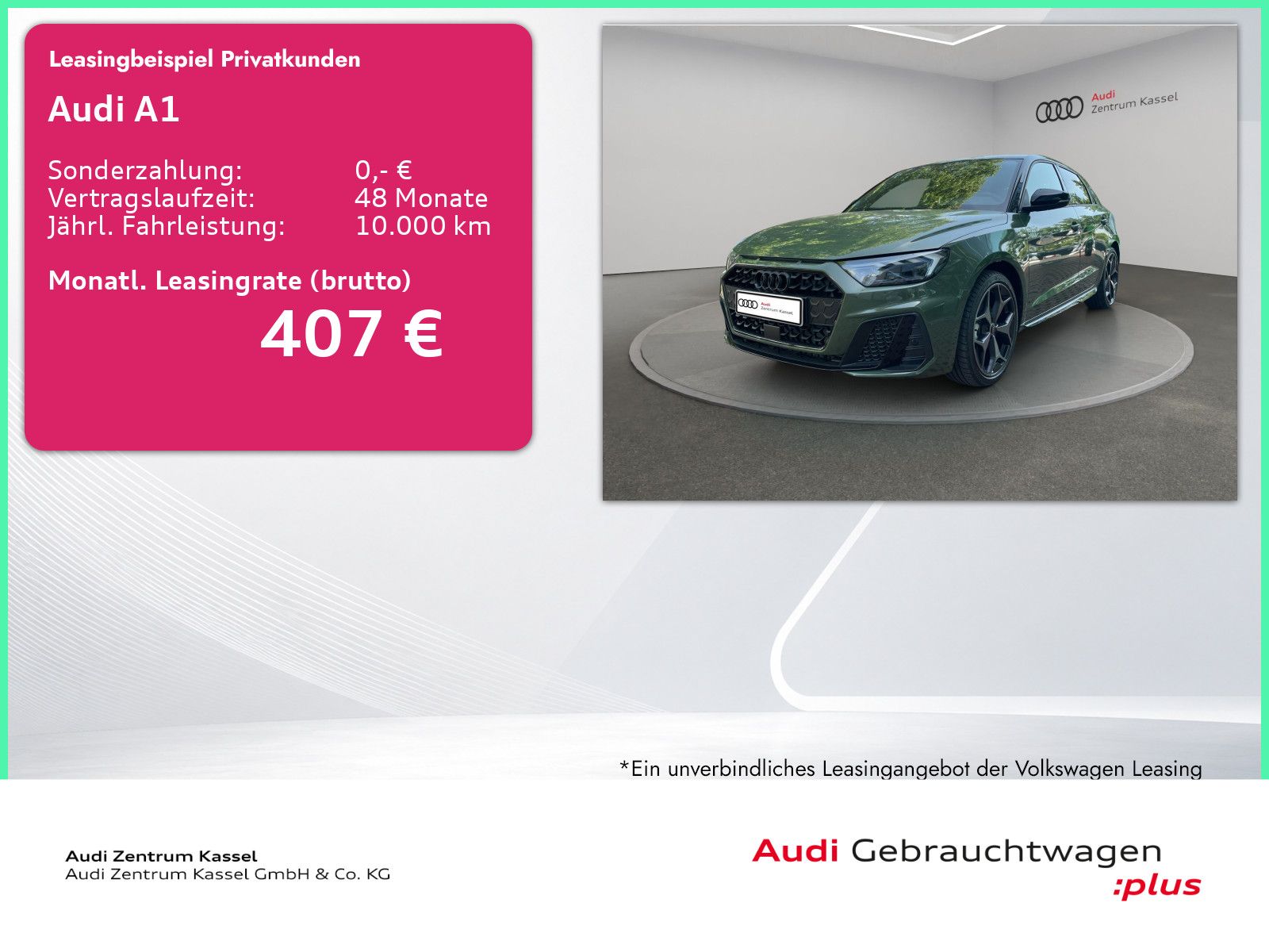 Audi A1 SB 30 TFSI S line LED Carplay Leder
