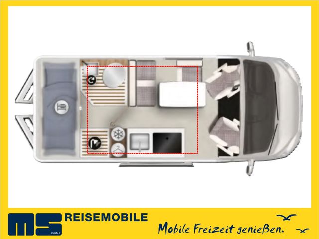 Karmann DAVIS 595 TRENDSTYLE /-MODELL 2025- / ETAGENBETT