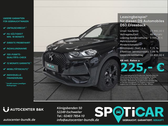 DS Automobiles DS3 Crossback E-TENSE PERFORMANCE LINE digitales