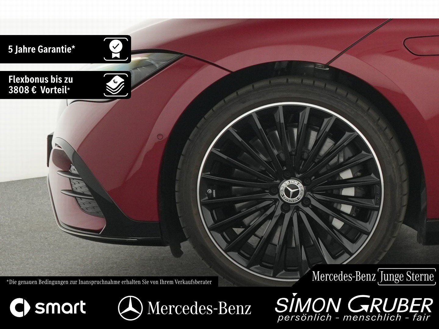 Fahrzeugabbildung Mercedes-Benz EQE 350+ AMG Pano HUD Burm Sitzklima Massage