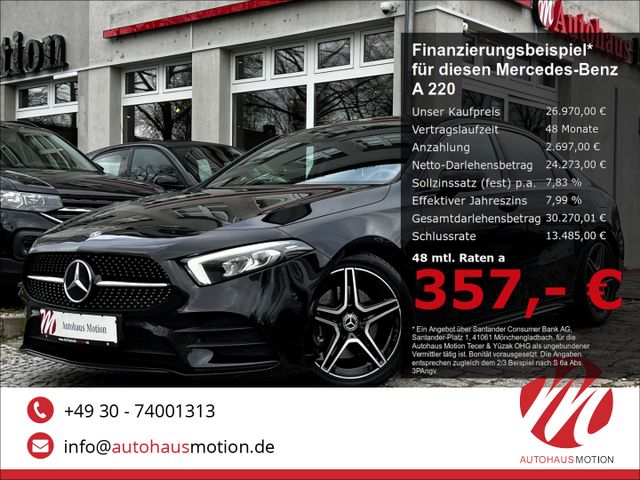 Mercedes-Benz A 220 AMG-Line LED 360° PANO NIGHT PAKET TOTWINK