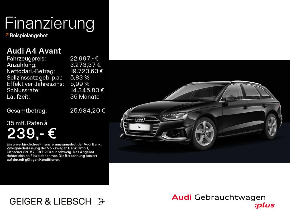 Audi A4 Avant 40 TDI advanced*AHK*B&O*VIRTUAL*KAMERA*