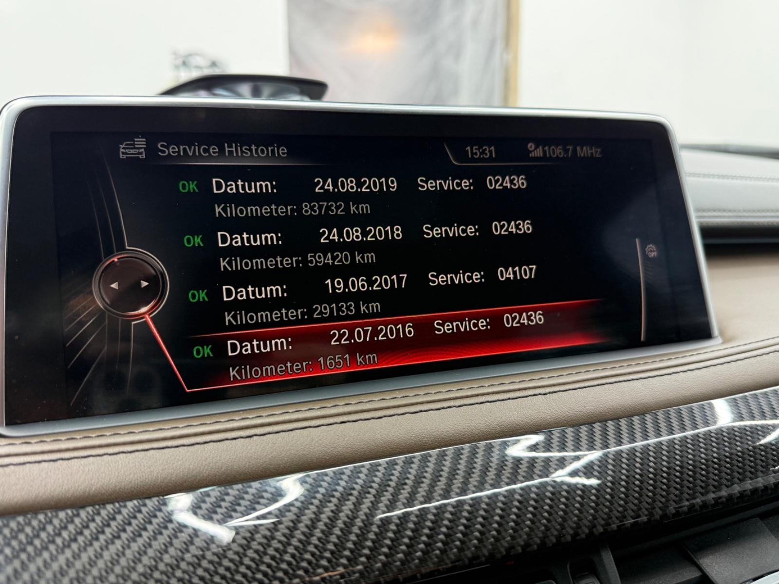 BMW X6 M*B&O*DEUTSCH*UNFALLFREI*MEMORY*CARBON*HUD*