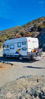Eura Mobil 625 VB mit Motorradträger (200kg)  - Heckgarage Wohnmobil oder -wagen Mit